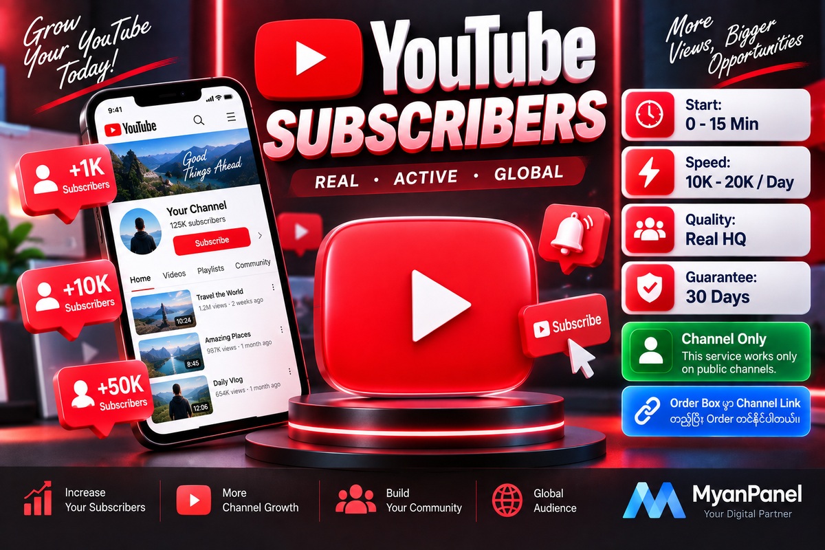 Youtube 1000 Subscriber - Lifetime ( Refill 15D)